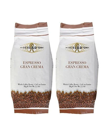 Miscela D'Oro Gran Crema Espresso Beans, 2/2.2 Lb Bags 3 Miscela D'Oro Gran Crema Espresso Beans, 2/2.2 Lb Bags