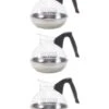 BUNN® BUNN 06100.0101: Easy Pour® Coffee Decanter, 3 Pack 1 BUNN® BUNN 06100.0101: Easy Pour® Coffee Decanter, 3 Pack -Miscela Drink Store 3 black easy pour 2nd