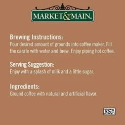 Market & Main® Chocolate Peanut Butter Cup Flavored Coffee (6 Bags/12 Oz) -Miscela Drink Store 414smkp9mtl 1