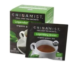China Mist - Legendary Green Organic Black Full Leaf Tea Sachet, 2 Boxes 15 Count - Biodegradable And Individually Wrapped -Miscela Drink Store 6p 209 cm legendarygreen 15ct b 1