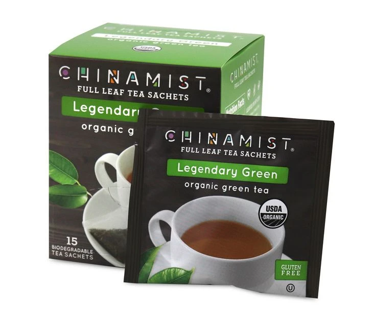 China Mist - Legendary Green Organic Black Full Leaf Tea Sachet, 4 Boxes 15 Count 6 China Mist - Legendary Green Organic Black Full Leaf Tea Sachet, 4 Boxes 15 Count - Image 4