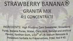Tropical Sensations - Strawberry Banana Granita Mix, One Bottle 64 Oz 8 Tropical Sensations - Strawberry Banana Granita Mix, One Bottle 64 Oz -Miscela Drink Store 71yvxt5jkql. sx679