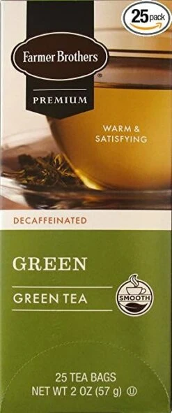 Farmer Brothers Premium: Decaf Green Tea, 6/25 Ct Tea Boxes -Miscela Drink Store 81h9cq4yajl. sy679 pibundle 25 topright 0 0 sx284sy679sh20 1