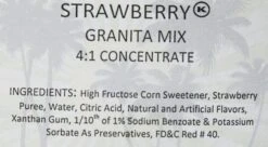 Tropical Sensations - Strawberry Granita Mix, 1 Bottle 64 Oz -Miscela Drink Store 81w0a9a3fol 1