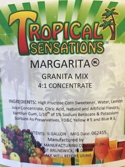Tropical Sensations - Margarita Granita Mix, 1 Bottle 64 Oz 8 Tropical Sensations - Margarita Granita Mix, 1 Bottle 64 Oz -Miscela Drink Store 91uex0eocbl. sy679
