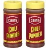 Cain's Chili Powder, 2 Bottle 9.75 Oz Each -Miscela Drink Store Cains Chili Powder 2 bottles 9 75 oz each 2nd