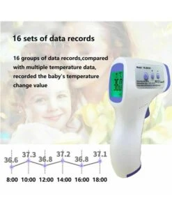 Digital LCD Infrared Thermometer Non-contact Forehead Baby Adult Temperature USA -Miscela Drink Store Digital LCD Infrared Thermometer Non contact Forehead Baby Adult Temperature USA 02 2nd
