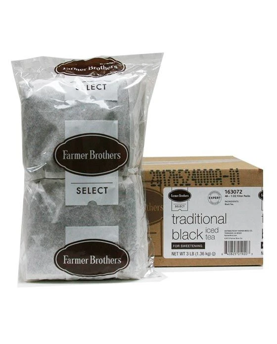 Farmer Brothers Black Iced Tea For Sweetening, 3 Boxes - 48/1 Oz 4 Farmer Brothers Black Iced Tea For Sweetening, 3 Boxes - 48/1 Oz - Image 2