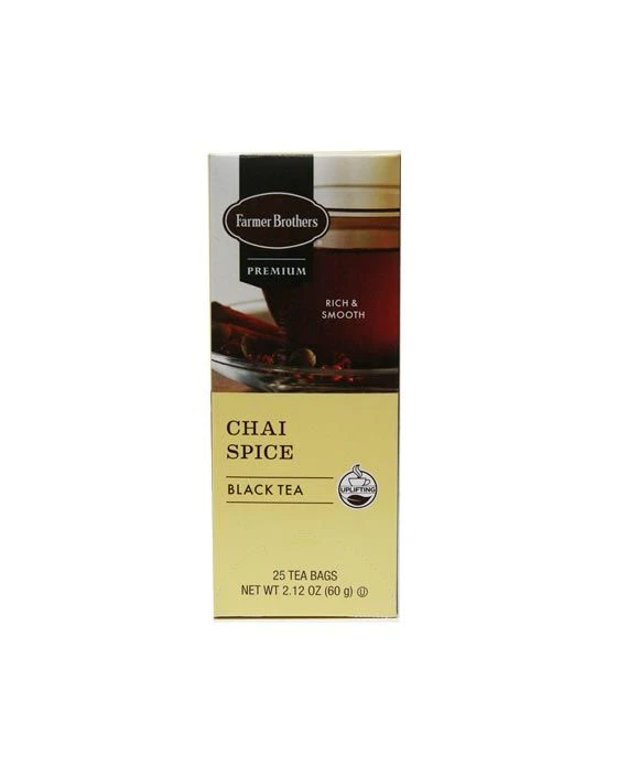 Farmer Brothers Premium:Chai Spice Hot Black Tea, 1/25 Ct Tea Box 3 Farmer Brothers Premium:Chai Spice Hot Black Tea, 1/25 Ct Tea Box