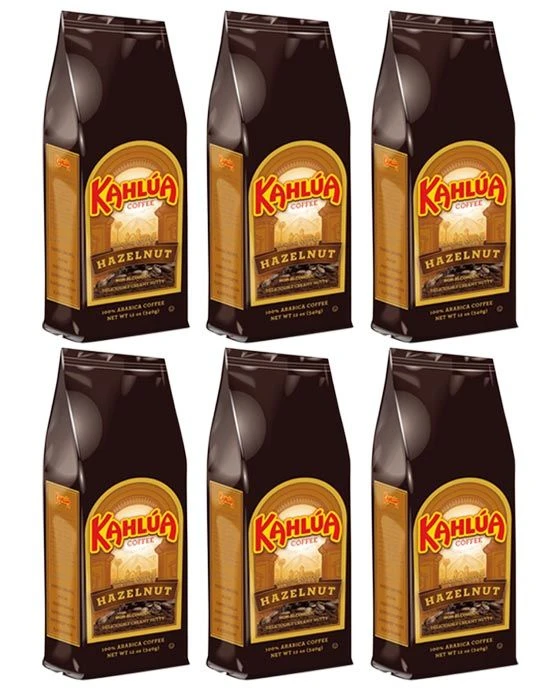 Kahlua Hazelnut Gourmet Ground Coffee (6 Bags/12 Oz) 3 Kahlua Hazelnut Gourmet Ground Coffee (6 Bags/12 Oz)