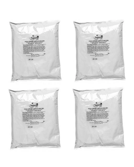 Superior Cappuccino Mix Irish Cream 4 Bags (2 Lbs Ea) 3 Superior Cappuccino Mix Irish Cream 4 Bags (2 Lbs Ea)