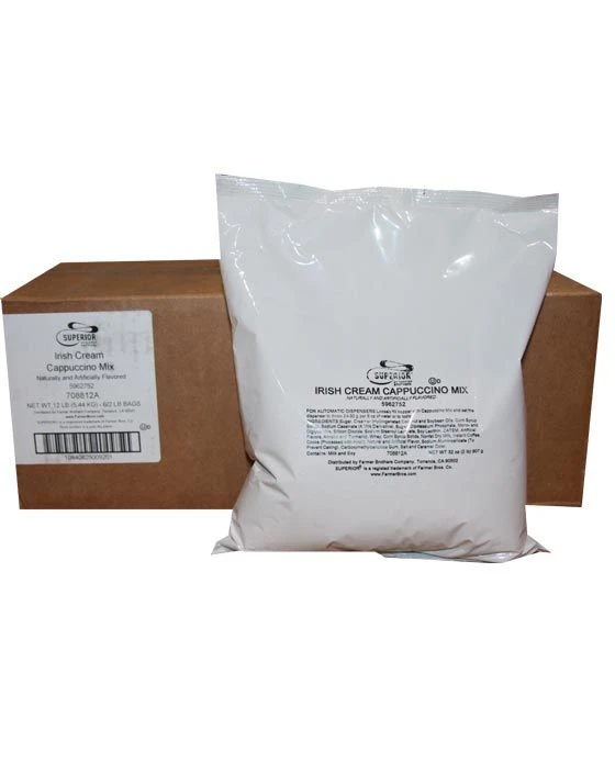 Superior Cappuccino Mix Irish Cream 6 Bags (2 Lbs Ea) 3 Superior Cappuccino Mix Irish Cream 6 Bags (2 Lbs Ea)
