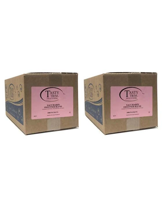 Tasty Trim Saccharin (Pink Sugar Substitute), 2 Boxes (1,000 Packets Ea.) 3 Tasty Trim Saccharin (Pink Sugar Substitute), 2 Boxes (1,000 Packets Ea.)