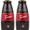 Torani Dark Chocolate Sauce, 2 Bottles/64 Oz Ea. Free Pump Included