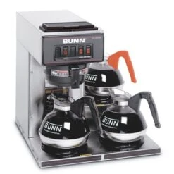BUNNĀ® BUNN 13300.0003: Pourover Coffee Brewer W/ 3 Lower Warmers SST