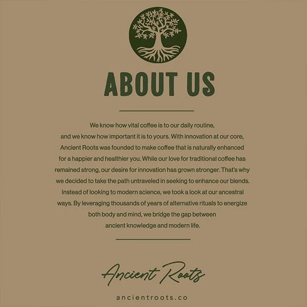 Ancient Roots Hazelnut Medium Roast Flavored Mushroom Ground Coffee 2/12 Oz Bags 8 Ancient Roots Hazelnut Medium Roast Flavored Mushroom Ground Coffee 2/12 Oz Bags - Image 6