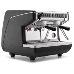 Nuova Simonelli Appia Life Compact Volumetric Espresso Machine -Miscela Drink Store appialifecompact gralti nero 34dx 1 800x