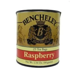 Bencheley Raspberry Tea, 25 Tea Bags (1.46 Oz) -Miscela Drink Store bencheley raspberry tea1 1