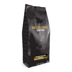 Brickhouse Ground Coffee, Peanut Butter Banana, 2/12 Oz Bags -Miscela Drink Store brickhouse ground coffee peanut butter banana 12oz bag 1