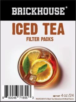 Brickhouse Iced Tea Filterpacks, 24/4 Oz Filterpacks -Miscela Drink Store brickhouse iced tea filterpacks 4 oz filterpacks