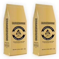 Brickhouse 100% Colombian Ground Coffee, 2/12 Oz Bags