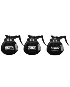 BUNN® BUNN 64oz Blk Hndl Glass Decanter (3pk)