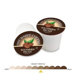 Caffe Noir Gourmet Coffee Southern Pecan, Single Serve Beverage Cups, 6 Box 12 Count Each -Miscela Drink Store caffenoirsouthern pecan 1