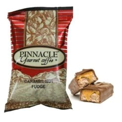 Pinnacle Caramel Nut Fudge Ground Coffee (24-2.25 Oz Bags) -Miscela Drink Store caramelnutfdge