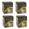 China Mist Sencha With Matcha Organic Green Full Leaf Tea Sachet, 4 Boxes 15 Count Each -Miscela Drink Store china mist sencha with matcha green tea sachets 4 boxes 15 count each