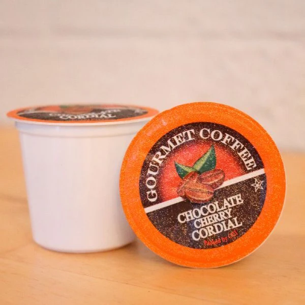 Chocolate Cherry Cordial Coffee, 100 Single Serve Cups 4 Chocolate Cherry Cordial Coffee, 100 Single Serve Cups - Image 2
