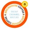 Brickhouse Single Serve Coffee, Decaf Caramel Brulee, 100 Count -Miscela Drink Store decaf caramel brulee 100 count
