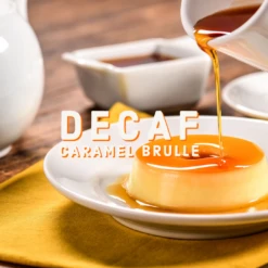 Brickhouse Single Serve Coffee, Decaf Caramel Brulee, 100 Count -Miscela Drink Store decaf caramel brulee content 1