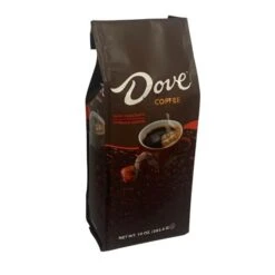 Dove Dark Chocolate, Naturally And Artificially Flavored Ground Coffee, 4/10 Oz Bags -Miscela Drink Store dove dark chocolate naturally and artificially flavored ground coffee1 2
