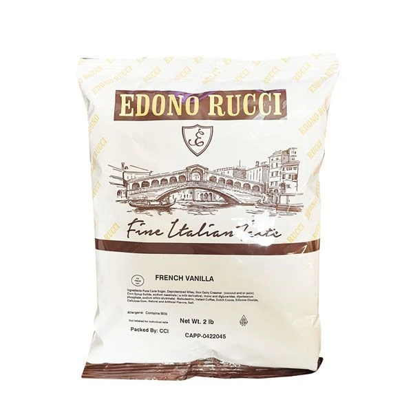 Edono Rucci French Vanilla Cappuccino Mix, 2 Lb Bag 3 Edono Rucci French Vanilla Cappuccino Mix, 2 Lb Bag