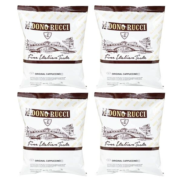 Edono Rucci Original Cappuccino Mix, 4 Bags ( 2 Lbs Each) 3 Edono Rucci Original Cappuccino Mix, 4 Bags ( 2 Lbs Each)