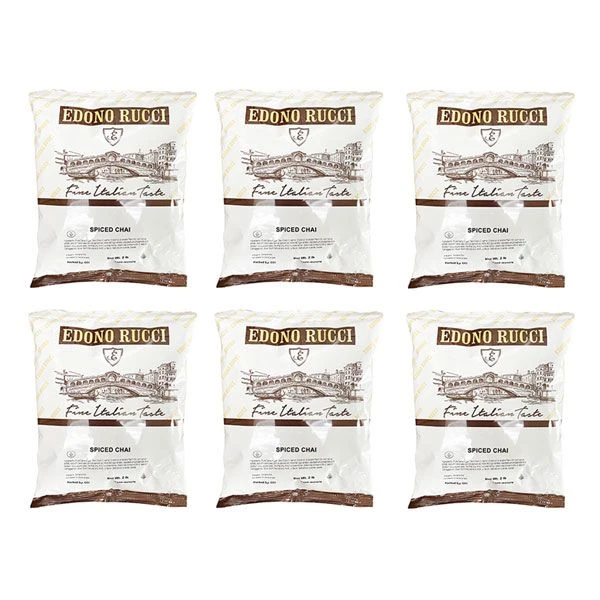Edono Rucci Spiced Chai Tea Latte 6 Bags (2 Lbs Each) 3 Edono Rucci Spiced Chai Tea Latte 6 Bags (2 Lbs Each)