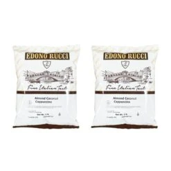 Edono Rucci Almond Coconut Powdered Cappuccino Mix, 2 Bags( 2 Lbs Each)
