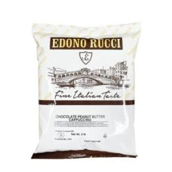 Edono Rucci Chocolate Peanut Butter Powdered Cappuccino Mix, 6/2 Lb Bags 5 Edono Rucci Chocolate Peanut Butter Powdered Cappuccino Mix, 6/2 Lb Bags -Miscela Drink Store edono rucci chocolate peanut butter cappuccino mix 2 lb bag 3