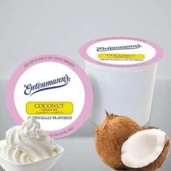 Entenmann's Single Serve Coffee, Coconut Cream Pie 200 Count -Miscela Drink Store entcoconutcreampie 3