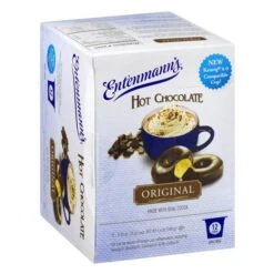 Entenmann's Single Serve Coffee, Hot Chocolate Original, 6/12 Count -Miscela Drink Store entenmann s hot chocolate 12 count 2 1