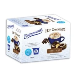 Entenmann's Single Serve Coffee, Hot Chocolate Original, 6/12 Count -Miscela Drink Store entenmann s original hot chocolate k cups 12 count 1