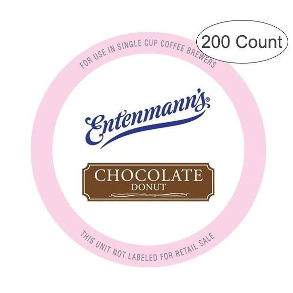 Entenmann's Single Serve Coffee, Chocolate Donut (200 Cups) 3 Entenmann's Single Serve Coffee, Chocolate Donut (200 Cups)