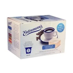 Entenmann's Single Serve Coffee, Vanilla 4/10 (40 Count) -Miscela Drink Store entenmanns vanilla single serve cups 1