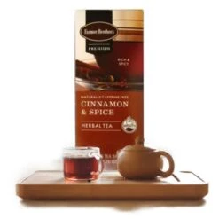 Farmer Brothers Premium: Cinnamon Hot Tea, 2/25 Ct Tea Boxes 6 Farmer Brothers Premium: Cinnamon Hot Tea, 2/25 Ct Tea Boxes -Miscela Drink Store fbcinnamonspice 1