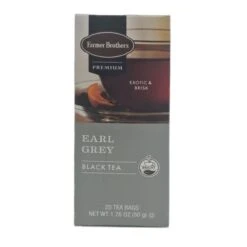 Farmer Brothers Premium: Earl Grey Hot Tea, 6/25 Ct Tea Boxes 9 Farmer Brothers Premium: Earl Grey Hot Tea, 6/25 Ct Tea Boxes -Miscela Drink Store fbearlgreyblacktea2