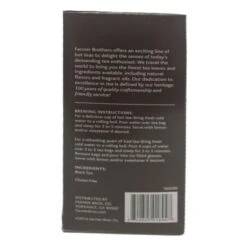 Farmer Brothers Premium: English Tradition, 6/25 Ct Tea Boxes 9 Farmer Brothers Premium: English Tradition, 6/25 Ct Tea Boxes -Miscela Drink Store fbenglishtradition2