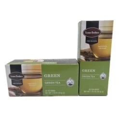 Farmer Brothers Premium: Green Tea, 2/25 Ct Tea Boxes 8 Farmer Brothers Premium: Green Tea, 2/25 Ct Tea Boxes -Miscela Drink Store fbgreentean1 2