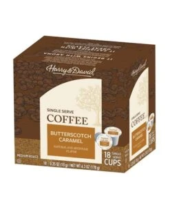 Harry & David Butterscotch Caramel Single Serve Coffee, 2/18 Count -Miscela Drink Store harry david butterscotch caramel single serve coffee