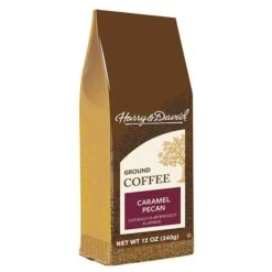 Harry & David Caramel Pecan Ground Coffee, 4 Bags (12 Oz Each) -Miscela Drink Store harry david caramel pecan ground coffee 12 oz 1 1 1