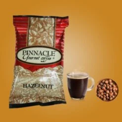Pinnacle Hazelnut Ground Coffee (24-2.25 Oz Bags) -Miscela Drink Store hazelnut 1